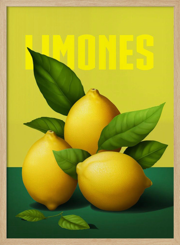 Limones - Poster / Art Print