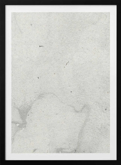 Minimalist art print of a light gray concrete texture, framed in black for a modern wall art look.