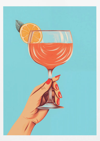 An art print titled 'A Toast To You!', depicting a celebratory or congratulatory theme. Print