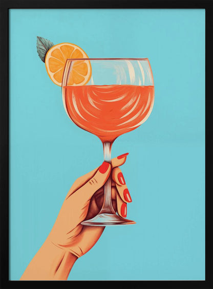 An art print titled 'A Toast To You!', depicting a celebratory or congratulatory theme. Print