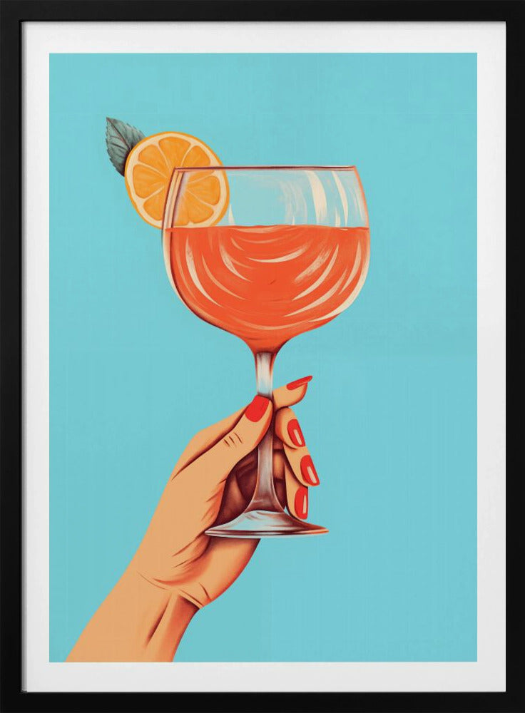 An art print titled 'A Toast To You!', depicting a celebratory or congratulatory theme. Print