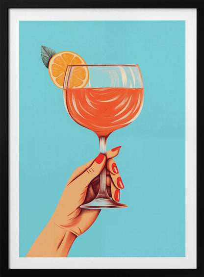An art print titled 'A Toast To You!', depicting a celebratory or congratulatory theme. Print