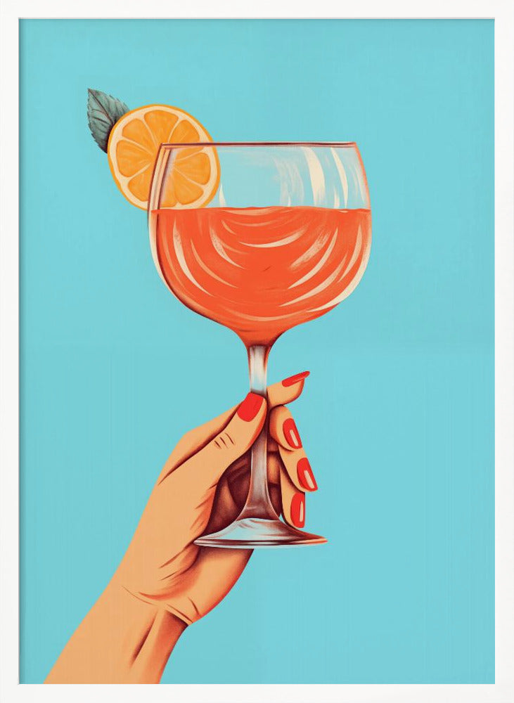 An art print titled 'A Toast To You!', depicting a celebratory or congratulatory theme. Print
