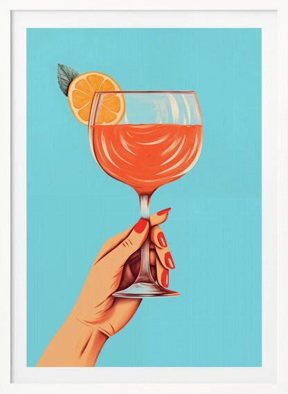 An art print titled 'A Toast To You!', depicting a celebratory or congratulatory theme. Print