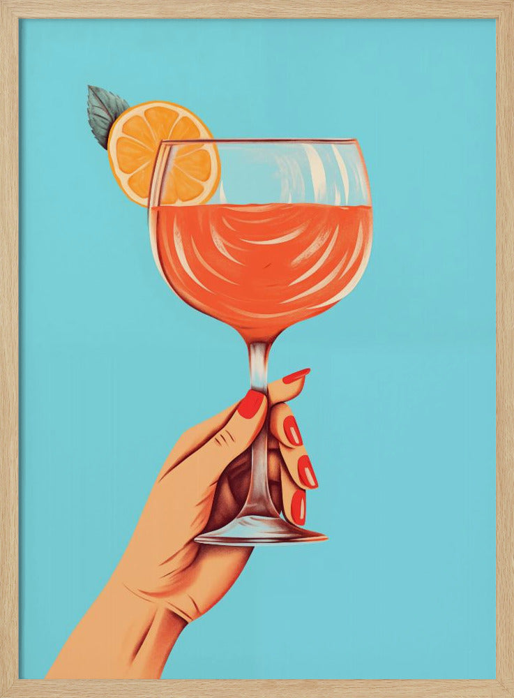 An art print titled 'A Toast To You!', depicting a celebratory or congratulatory theme. Print