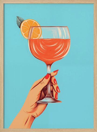 An art print titled 'A Toast To You!', depicting a celebratory or congratulatory theme. Print