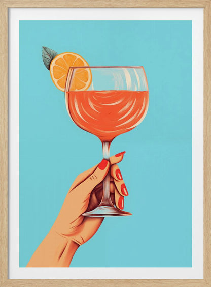 An art print titled 'A Toast To You!', depicting a celebratory or congratulatory theme. Print