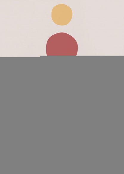 A vibrant abstract art piece, available as a poster or art print, featuring dynamic shapes and a mix of colors. Print