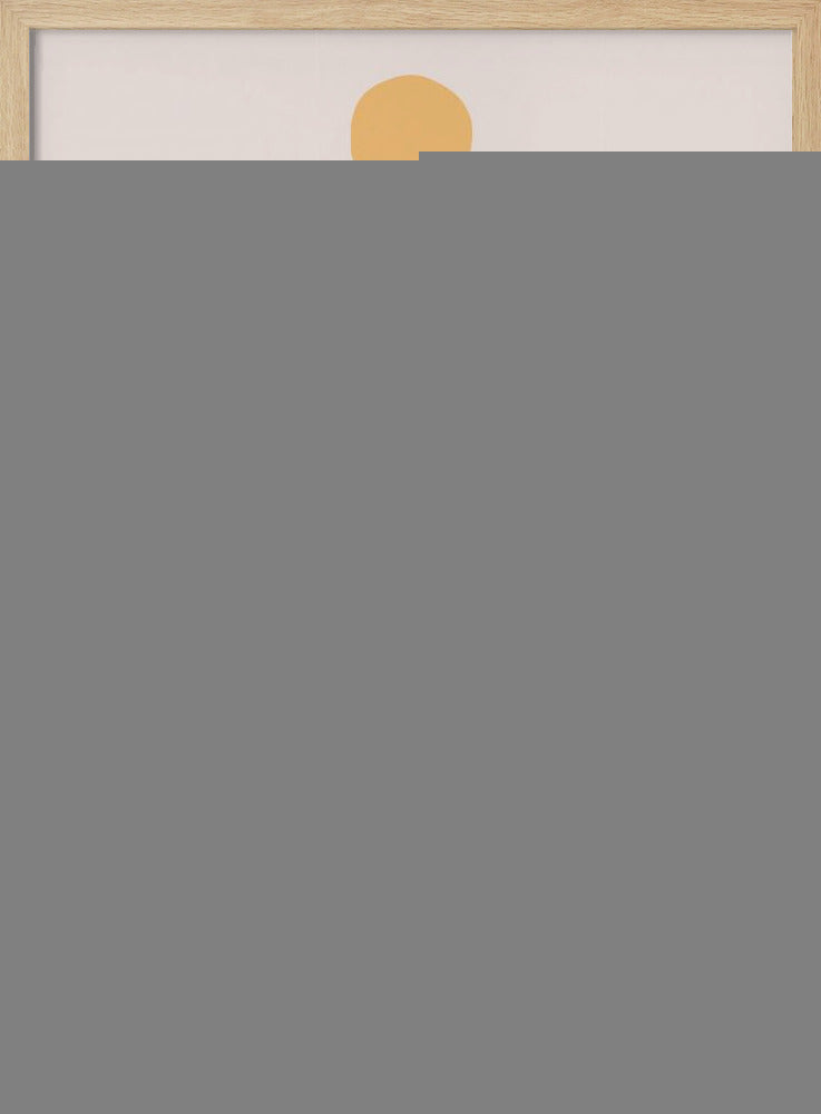 A vibrant abstract art piece, available as a poster or art print, featuring dynamic shapes and a mix of colors. Print