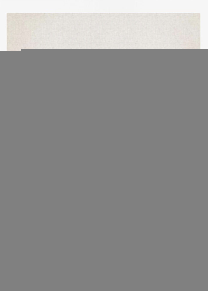 A framed watercolor painting of a red fox. The fox is shown in profile, walking to the left, with its body rendered in blended shades of orange, yellow, and dark brown. It stands against a textured, off-white background. Poster