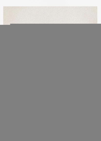 A framed watercolor painting of a red fox. The fox is shown in profile, walking to the left, with its body rendered in blended shades of orange, yellow, and dark brown. It stands against a textured, off-white background. Poster