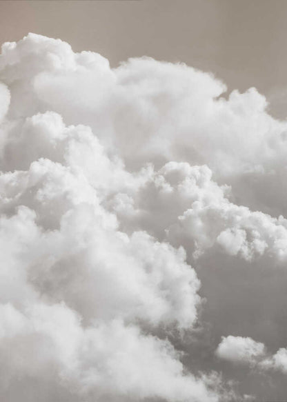 Sandy Clouds - Poster / Art Print