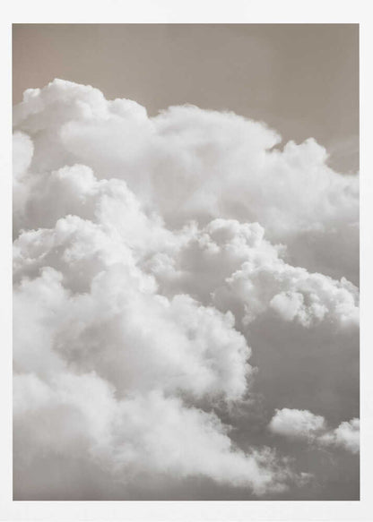 Sandy Clouds - Poster / Art Print