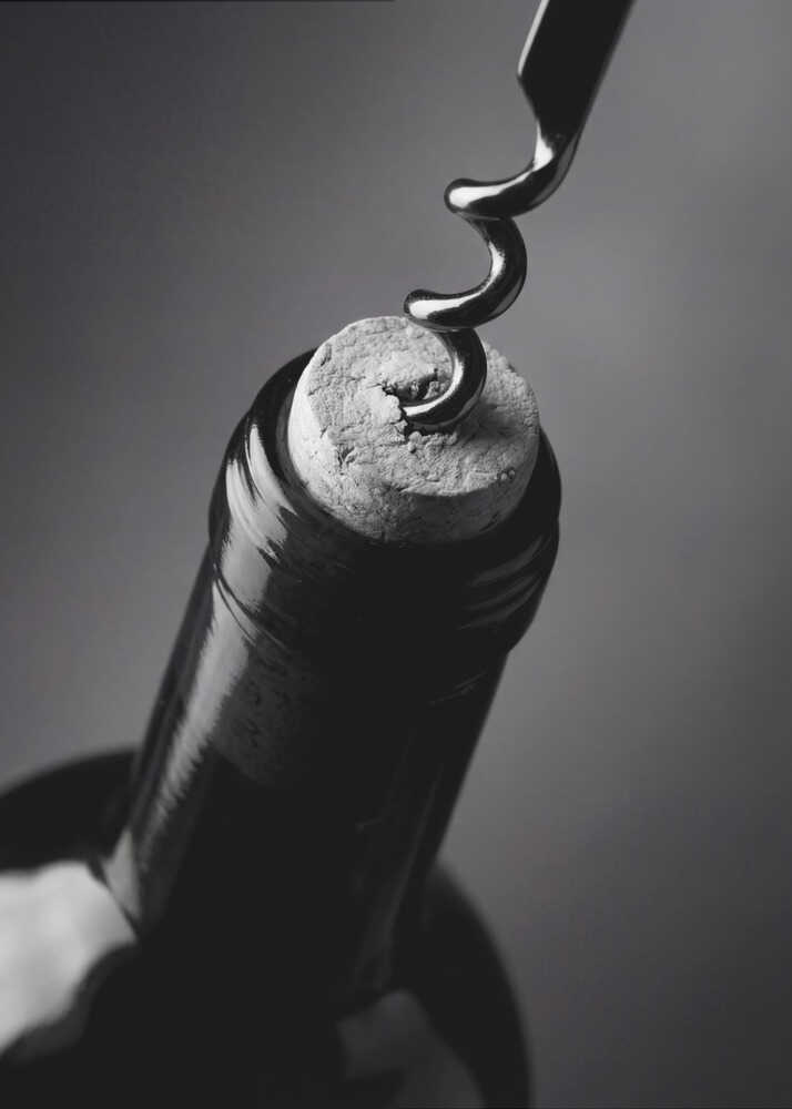 Wine Bottle Opening - Poster / Art Print