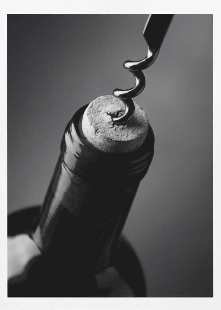 Wine Bottle Opening - Poster / Art Print