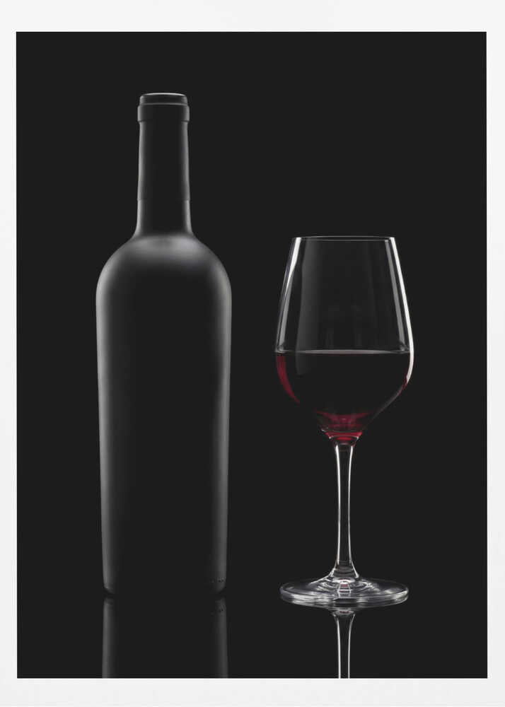 Wine In the Dark - Poster / Art Print