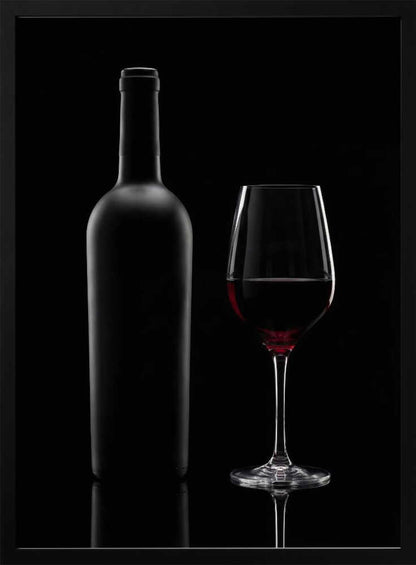 Wine In the Dark - Poster / Art Print