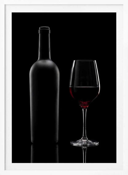 Wine In the Dark - Poster / Art Print