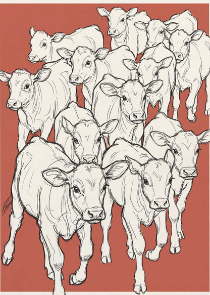 Cow Release - Poster / Art Print