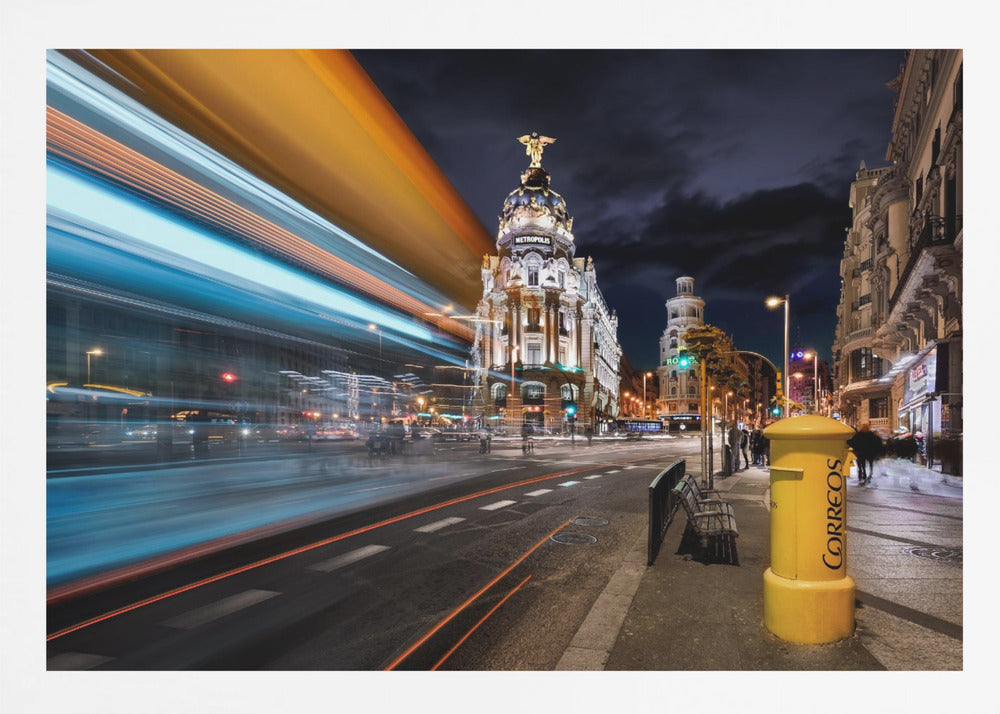 Madrid City Lights III - Poster / Art Print