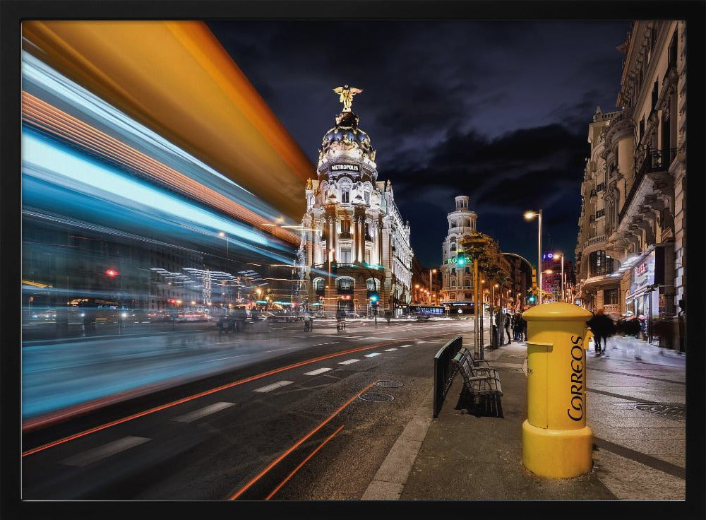 Madrid City Lights III - Poster / Art Print