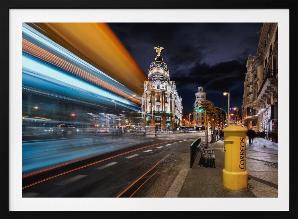 Madrid City Lights III - Poster / Art Print