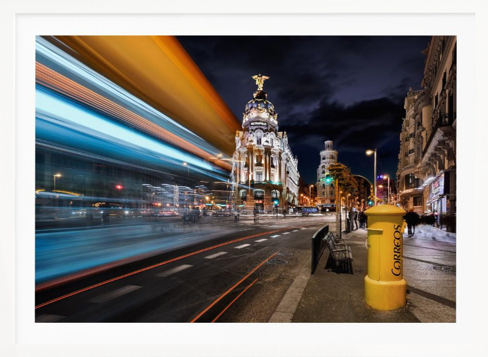 Madrid City Lights III - Poster / Art Print