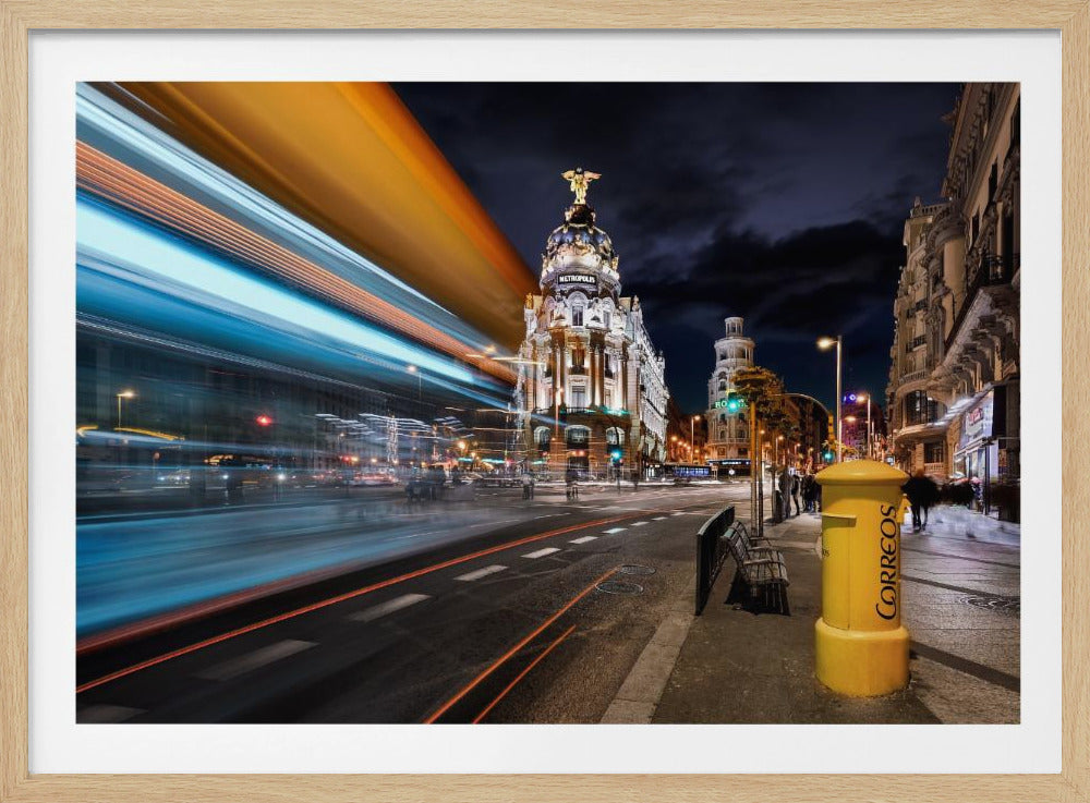 Madrid City Lights III - Poster / Art Print