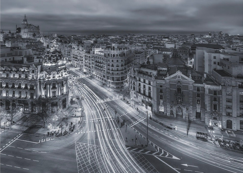 Madrid City Lights - Poster / Art Print