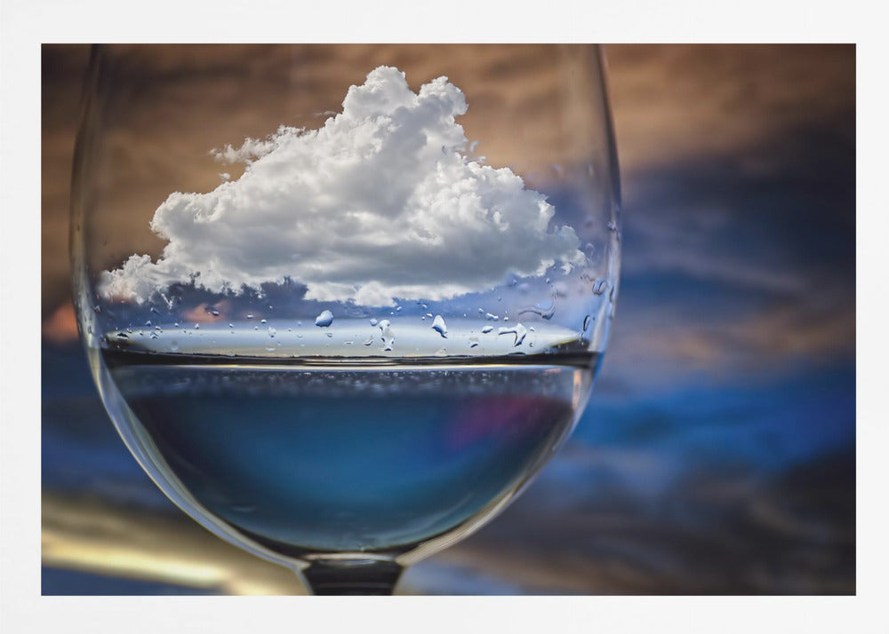 Cloud in a glass - Poster / Art Print