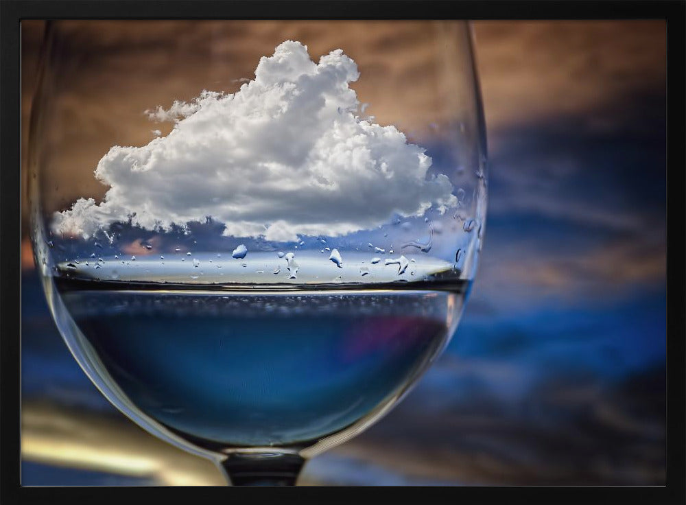 Cloud in a glass - Poster / Art Print