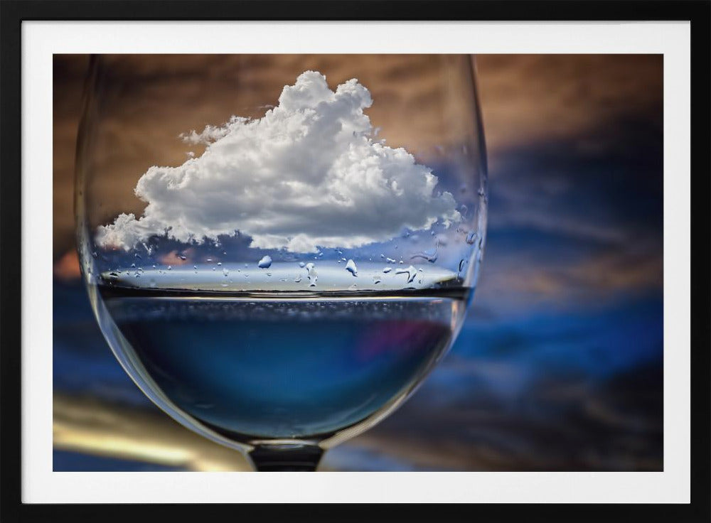 Cloud in a glass - Poster / Art Print