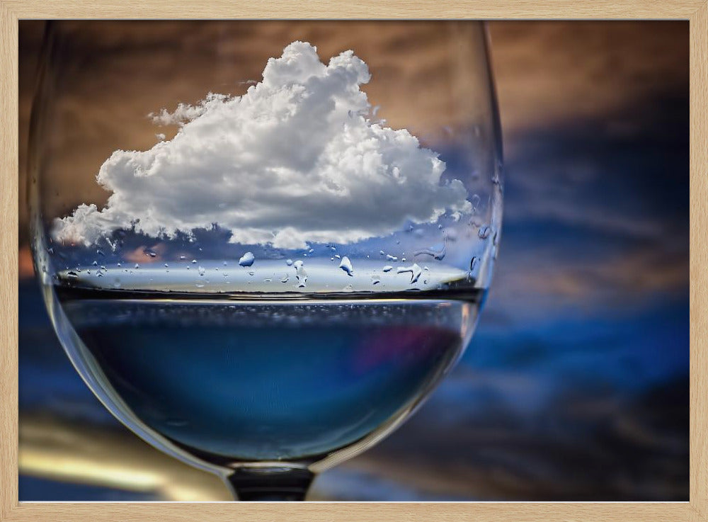 Cloud in a glass - Poster / Art Print