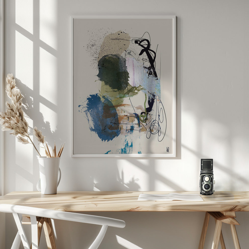 Twin Abstract - Poster / Art Print - interiör
