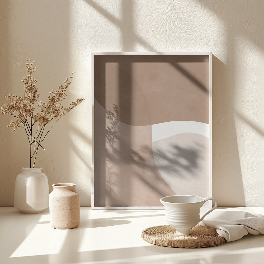 Boho watercolor strokes 5 - Poster / Art Print - interiör