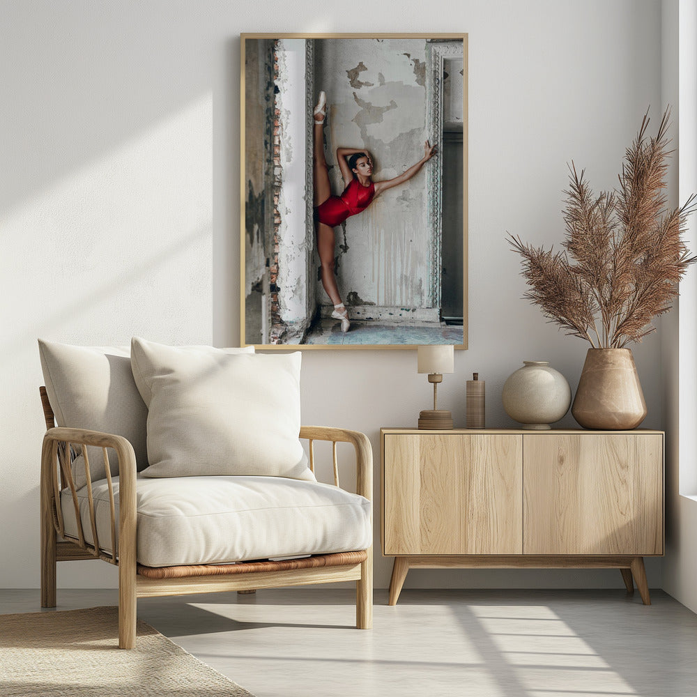 Red Passion - Poster / Art Print - interiör