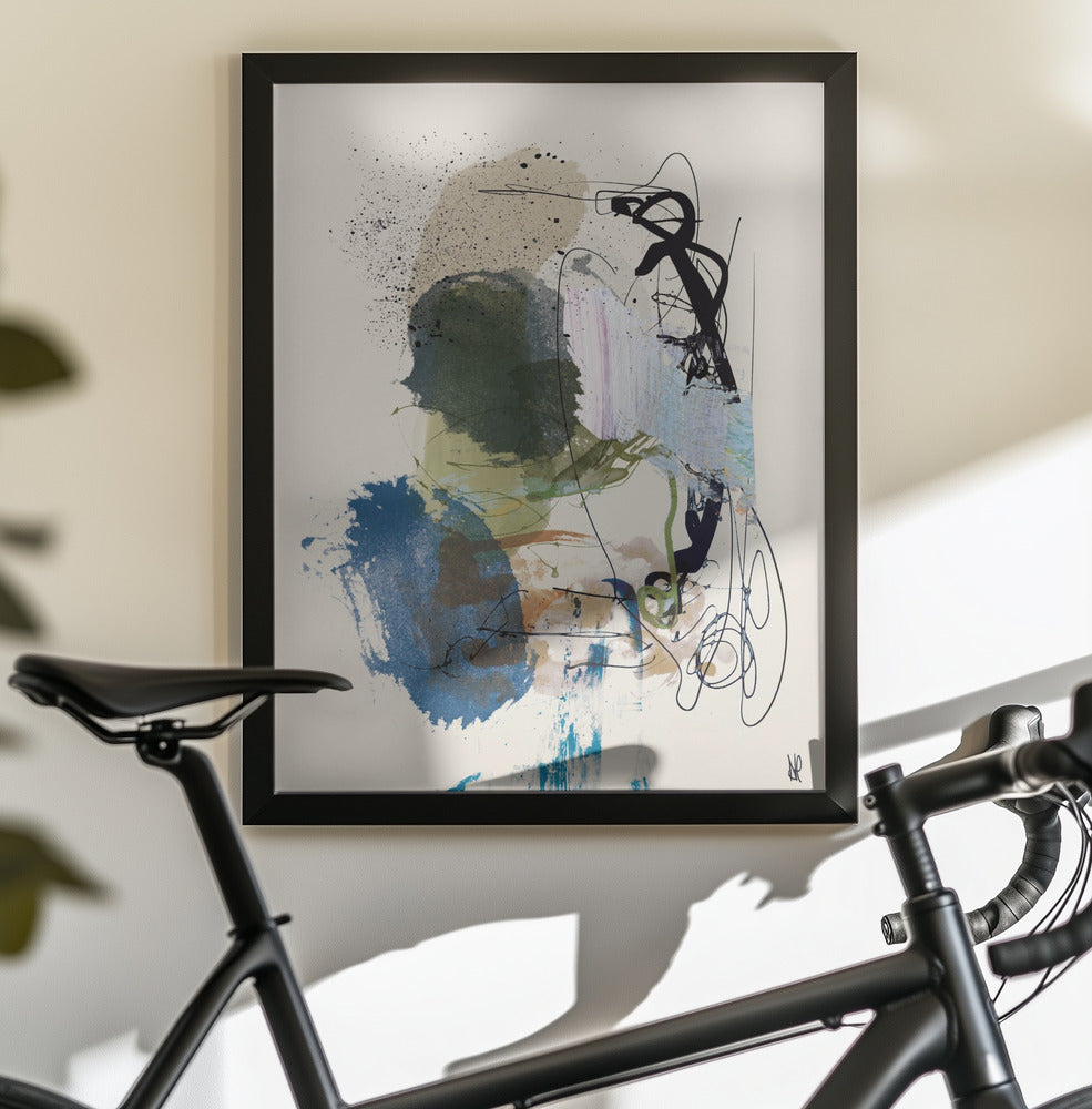 Twin Abstract - Poster / Art Print - interiör