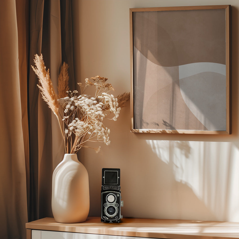 Boho watercolor strokes 5 - Poster / Art Print - interiör