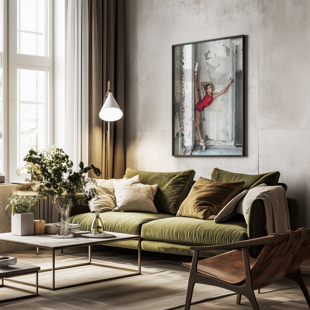 Red Passion - Poster / Art Print - interiör