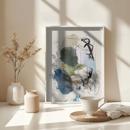 Twin Abstract - Poster / Art Print - interiör