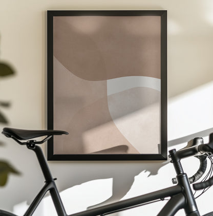 Boho watercolor strokes 5 - Poster / Art Print - interiör