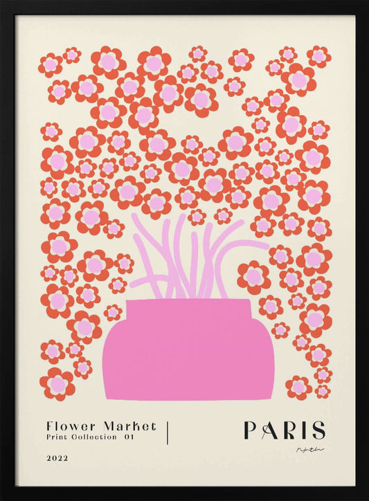 Flower Market. Paris - Poster / Art Print