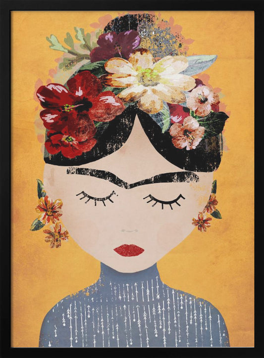 Frida (Yellow Version) - Poster / Art Print