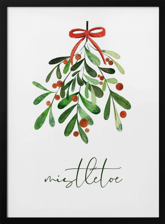 Christmas Mistletoe - Poster / Art Print