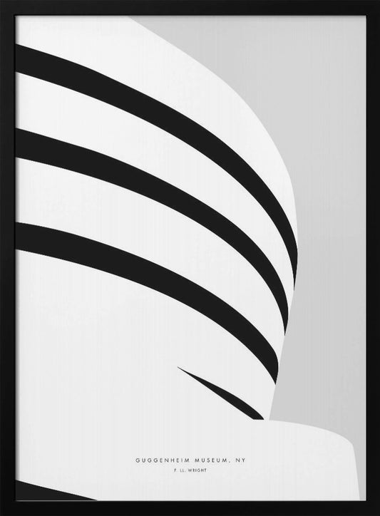 Minimal Guggenheim museum - Poster / Art Print