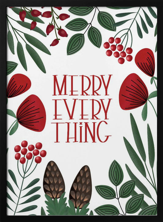 Merry everything - Poster / Art Print