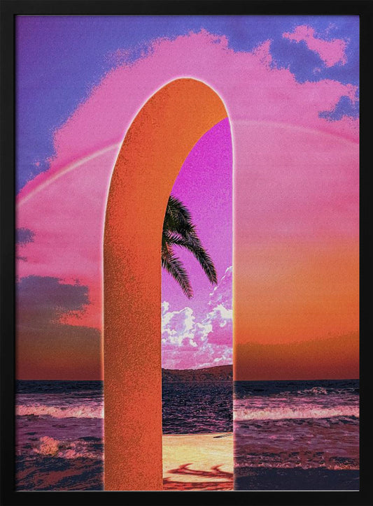 Portal Vaporwave - Poster / Art Print