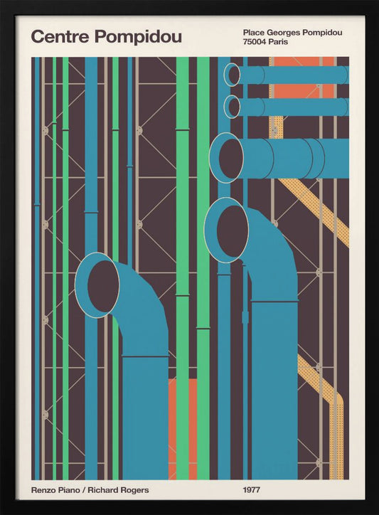 Pompidou - Poster / Art Print