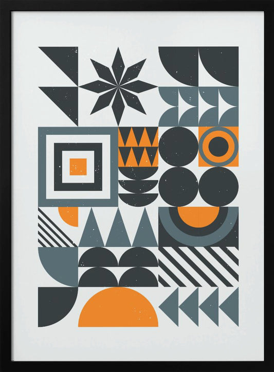 Vibrant Bauhaus Collection #4 - Poster / Art Print