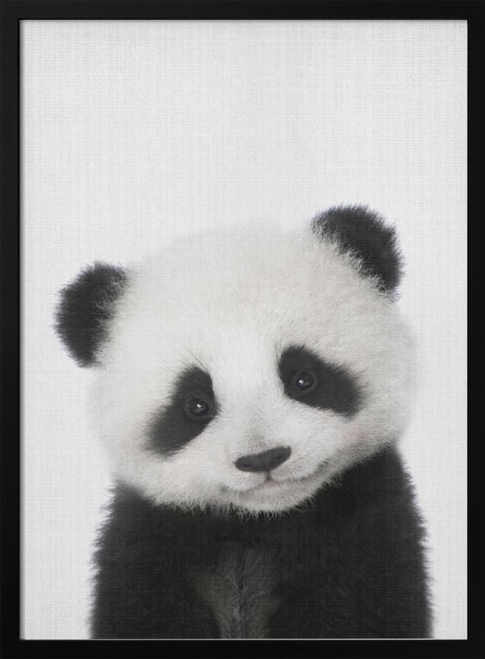 Peekaboo Baby Panda - Poster / Art Print